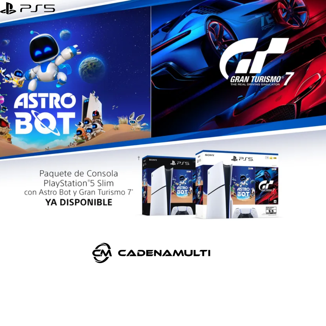El nuevo bundle de PlayStation 5 con ASTRO BOT y Gran Turismo 7