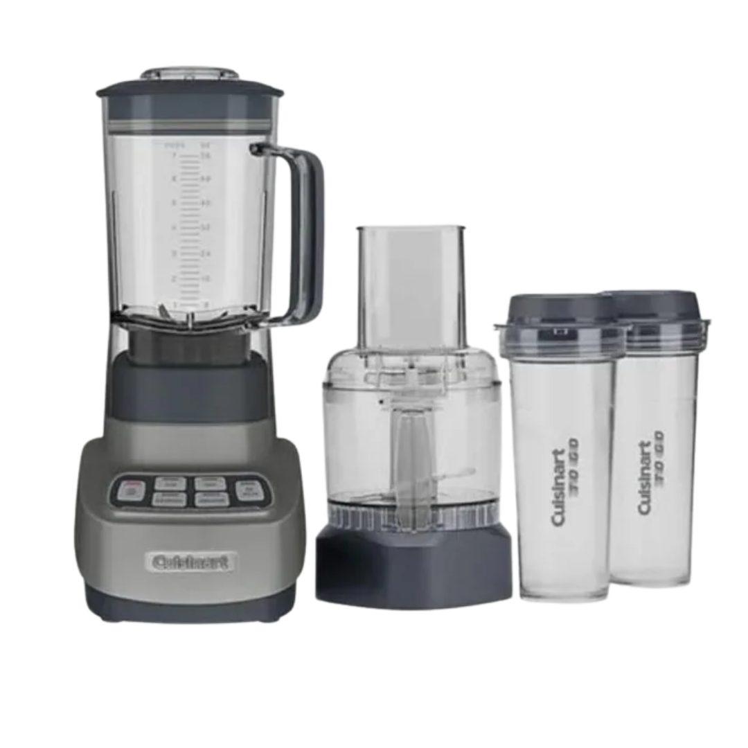 Cuisinart Licuadora/Procesador de 1 HP Velocity Ultra Trio BFP-650P1