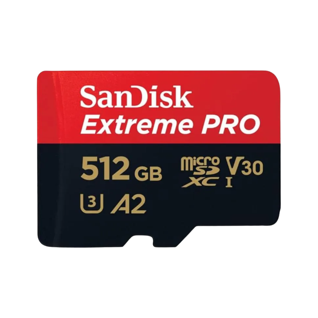 Micro SD Sandisk 512GB Xtreme Pro 200MBS