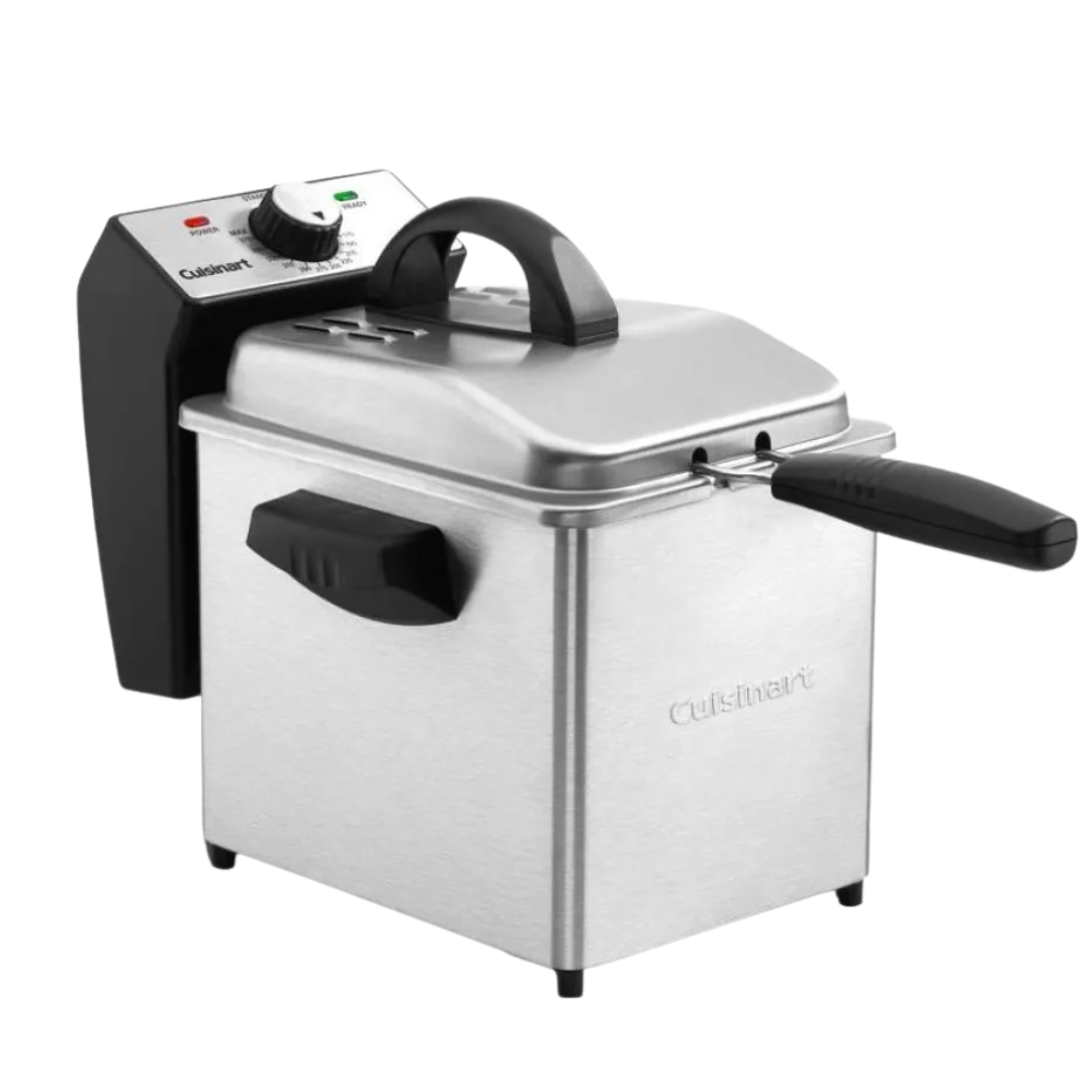 Cuisinart Freidora Profunda Compacta De 2Qt En Acero CDF-130P1
