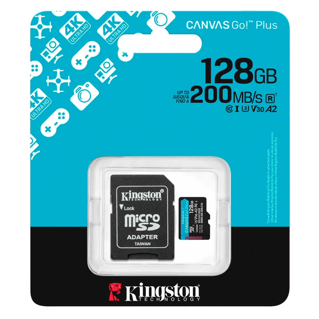 Micro SD Kingston Canvas Go Plus 200 MB/S