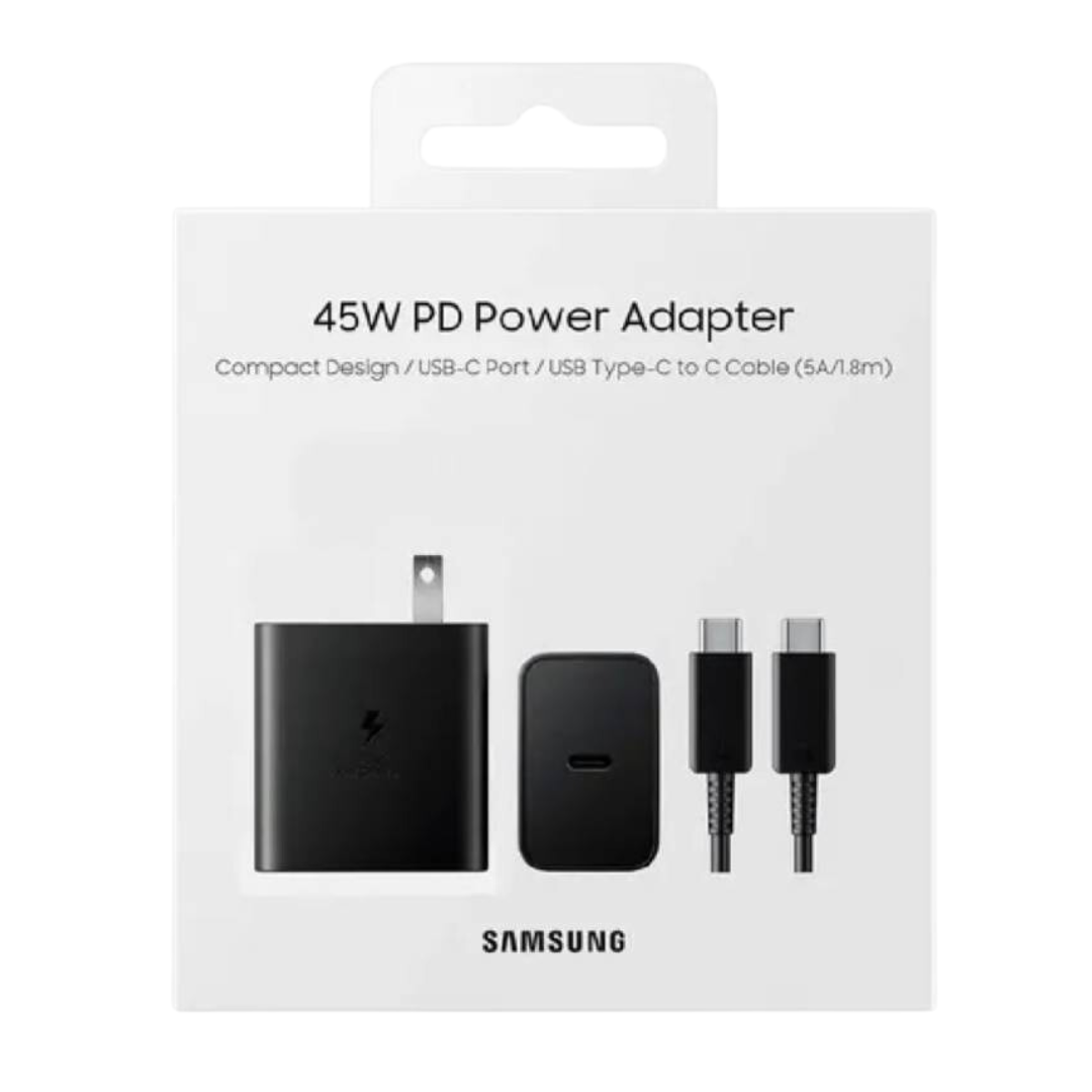 Adaptador Samsung 45W + Cable Tipo C