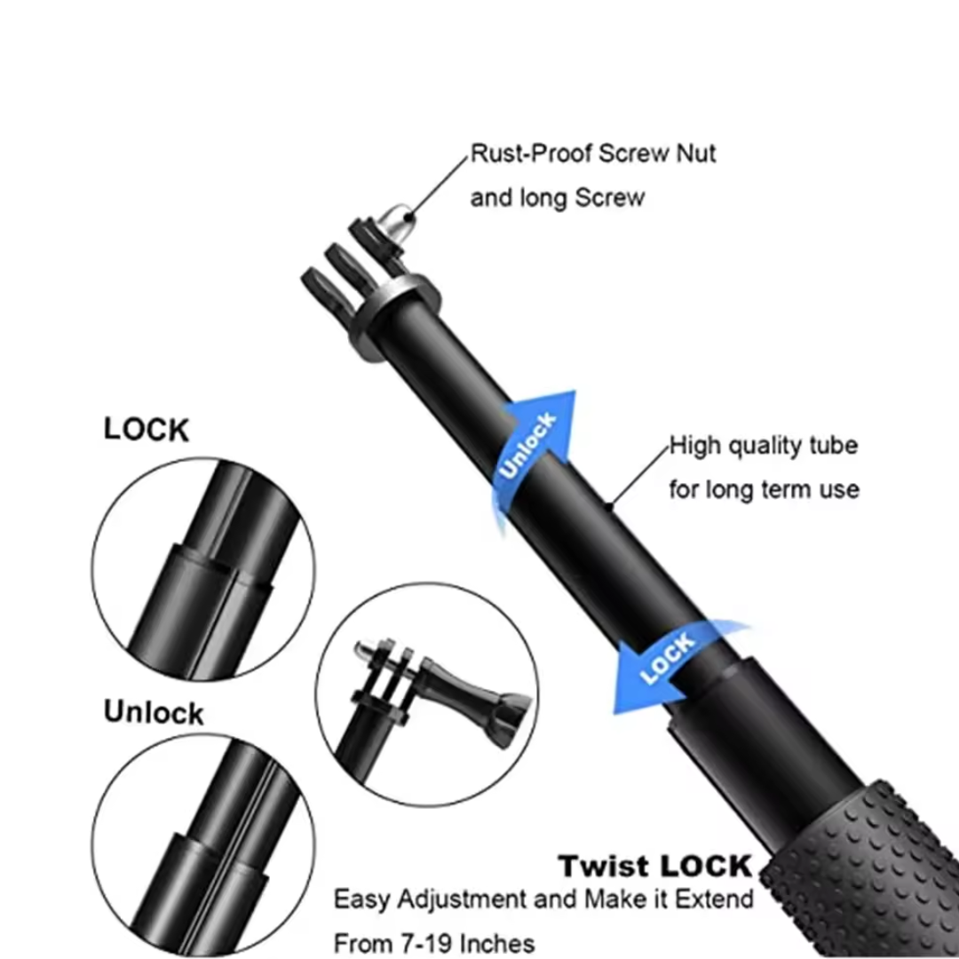 Baston 45CM Para Gopro & Insta360