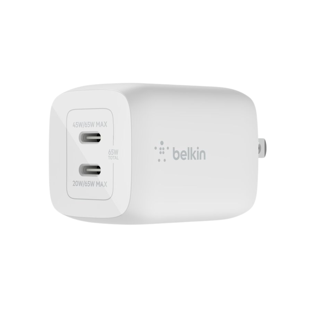 Adaptador Belkin Tipo C Dual 65W