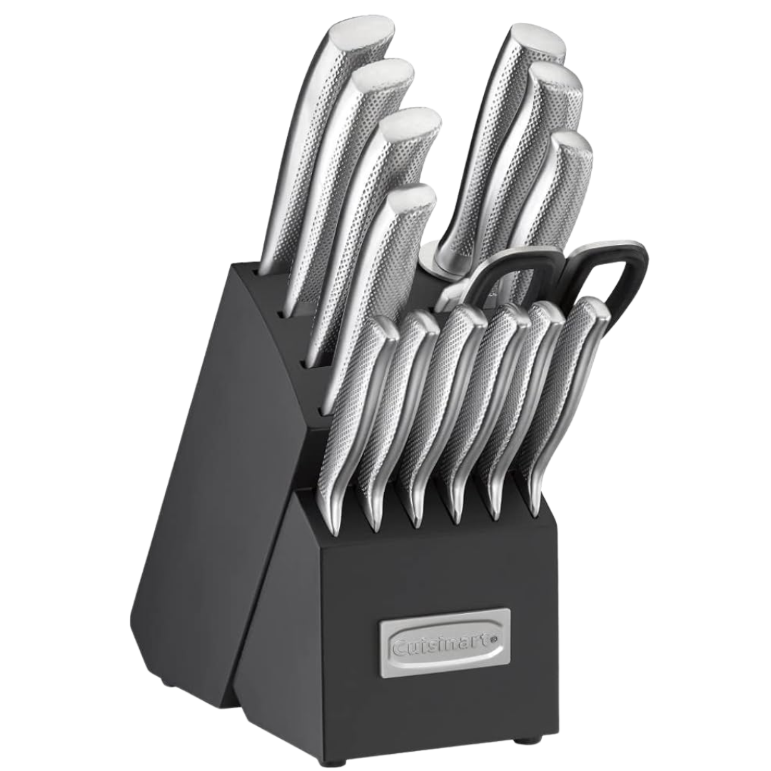 Cuisinart C77SS-15PG Juego de 15 piezas de bloque de cubiertos de acero inoxidable