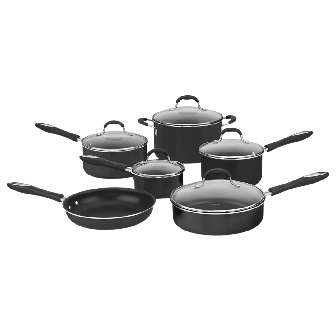 Cuisinart Set de Cocina Antiadherente 11 Piezas  55-11BK