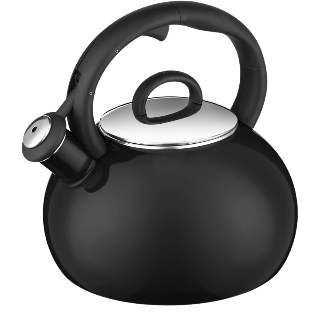 Cuisinart Tetera esmaltada Aura de 2 cuartos CTK-EOS17BK