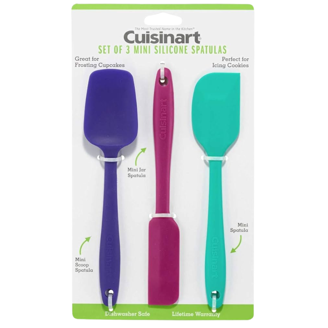 Cuisinart CTG-00-S3MSJ Mini Espátulas de Silicona Juego de 3