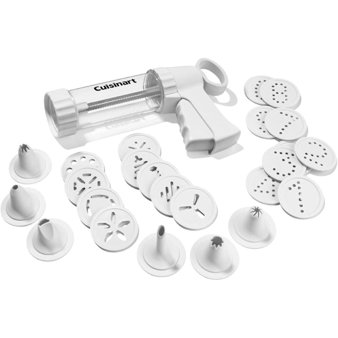 Cuisinart Prensa para galletas CTG-00-CP con 18 discos y 6 boquillas para decorar